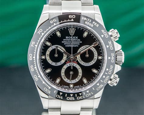 rolex daytona genuine crystal oem|rolex daytona black bezel.